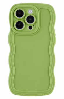 Auramma Solid Wavy Bumper iPhone 14 Pro Case
