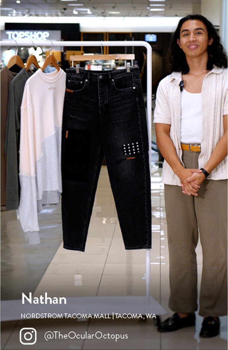 Bullet Chop Copy Paste Trashed Straight Leg Jeans, sales video thumbnail