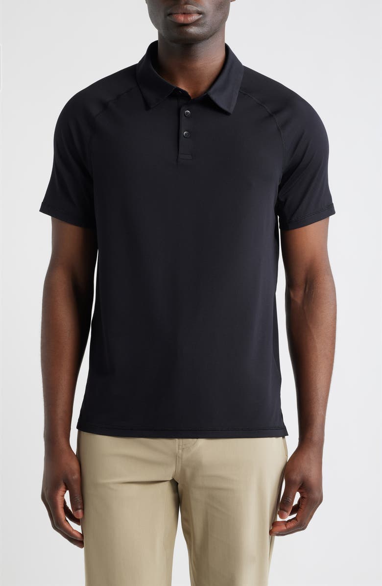 Zella Endurance Performance Polo, Main, color, Black