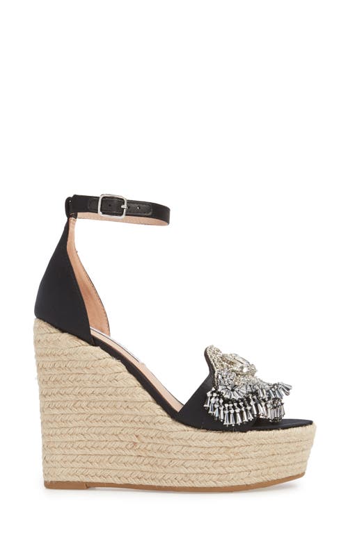 James Chan Maxim Platform Wedge Sandal In Black