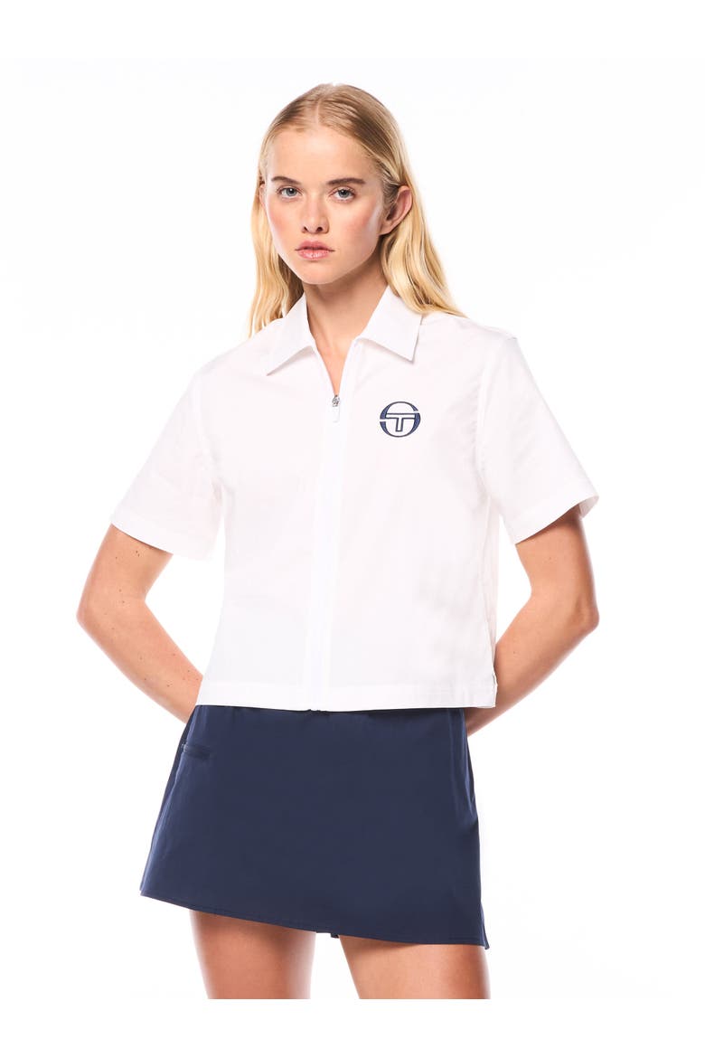 Women's Piano Cabana Full Zip, Main, color, BRILLIANT WHITE