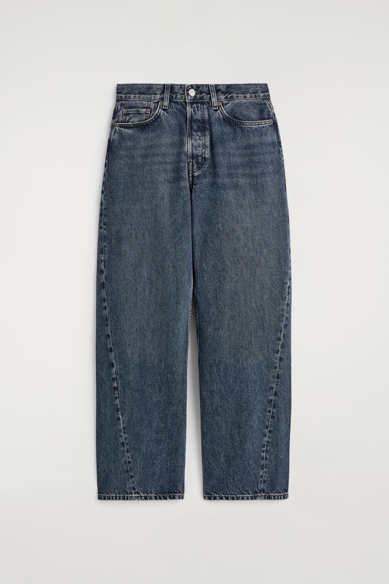 Facade Straight-Leg Jeans, Alternate, color, DUSTY BLUE