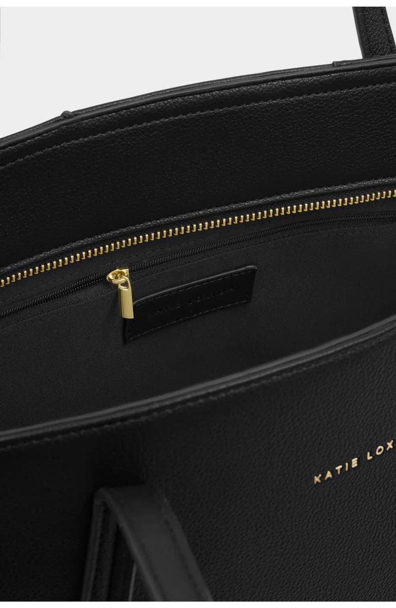Katie Loxton Harlyn Work Tote Bag in Black, Alternate, color,