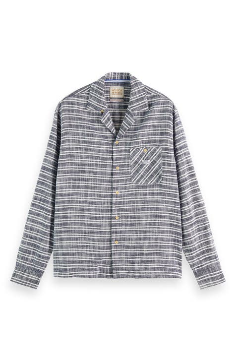 Basketweave Stripe Shirt