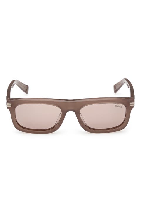 55mm Rectangular Sunglasses