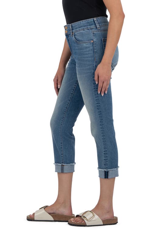 Shop Kut From The Kloth Amy Low Rise Crop Slim Straight Leg Jeans