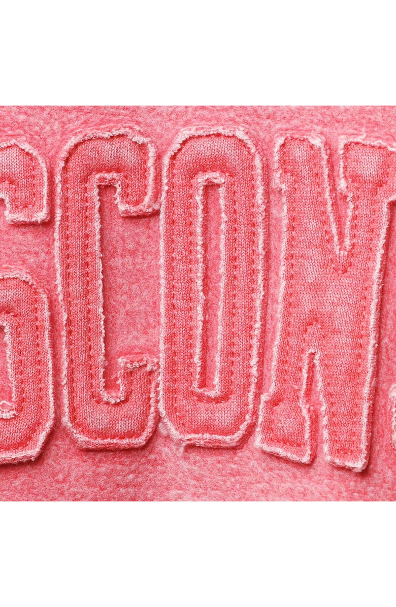 PRESSBOX Women's Pressbox Red Wisconsin Badgers Ponchoville Pullover Sweatshirt, Alternate, color, 