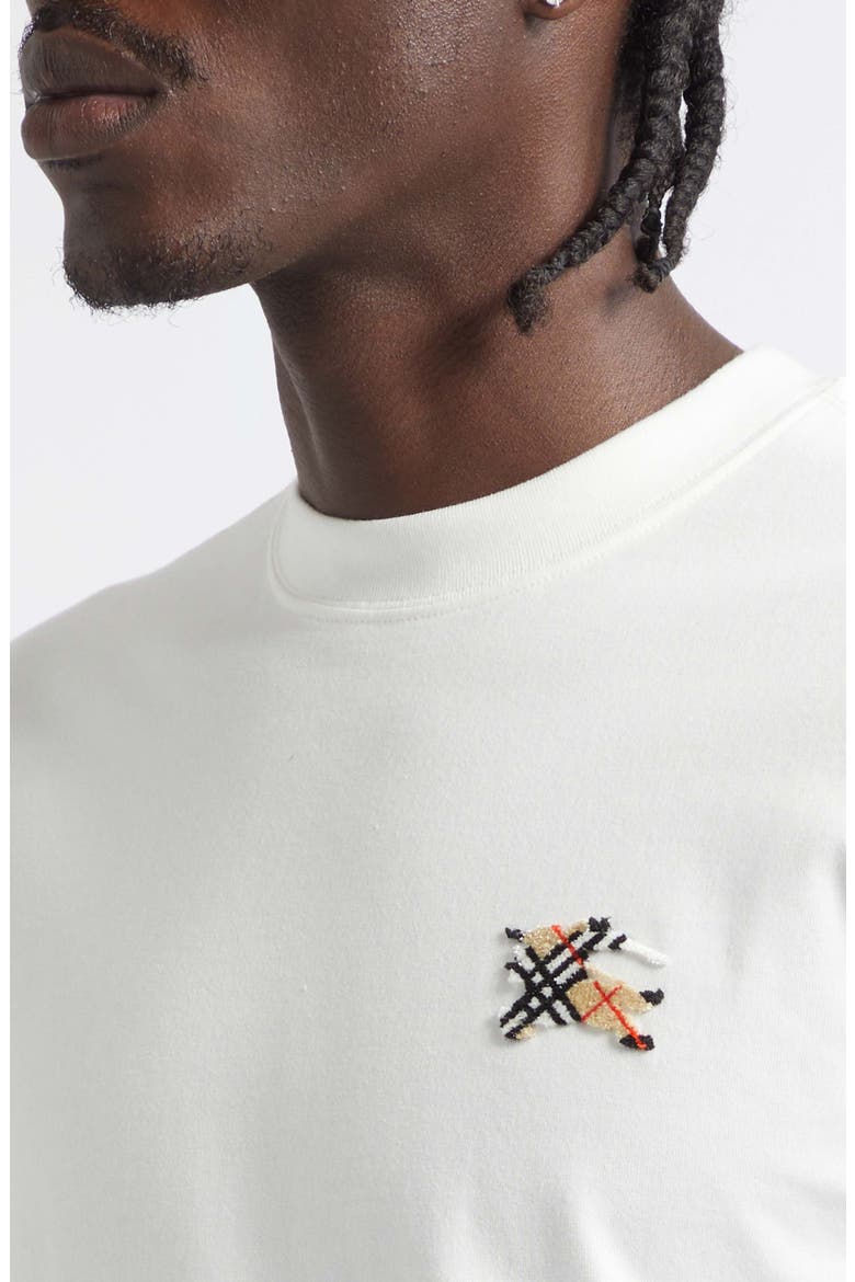 Seth Slim Fit EKD Embroidered T-Shirt, Alternate, color, CHALK