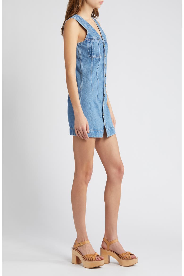 Sleeveless Pocket Minidress, Alternate, color, DELAWARE