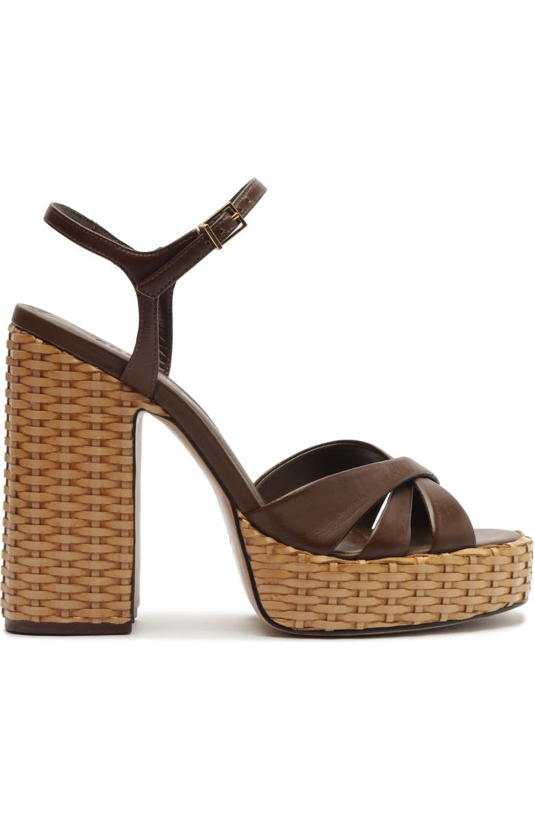Schutz Keefa Woven Platform Sandal, Alternate, color,