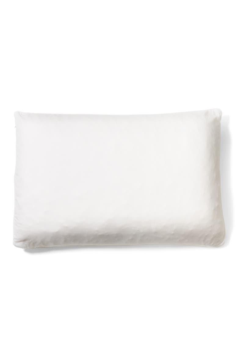 Down Alternative Shredded Organic Latex Pillow, Main, color, ALPINE WHITE