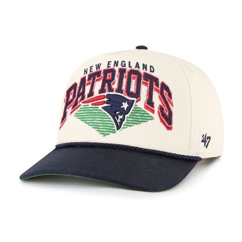 Men's '47 Cream New England Patriots Pomona Rope Hitch Adjustable Hat