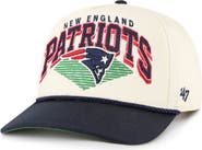 '47 Men's '47 Cream New England Patriots Pomona Rope Hitch Adjustable Hat