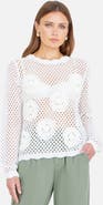 Yumi Flower Crochet Jumper