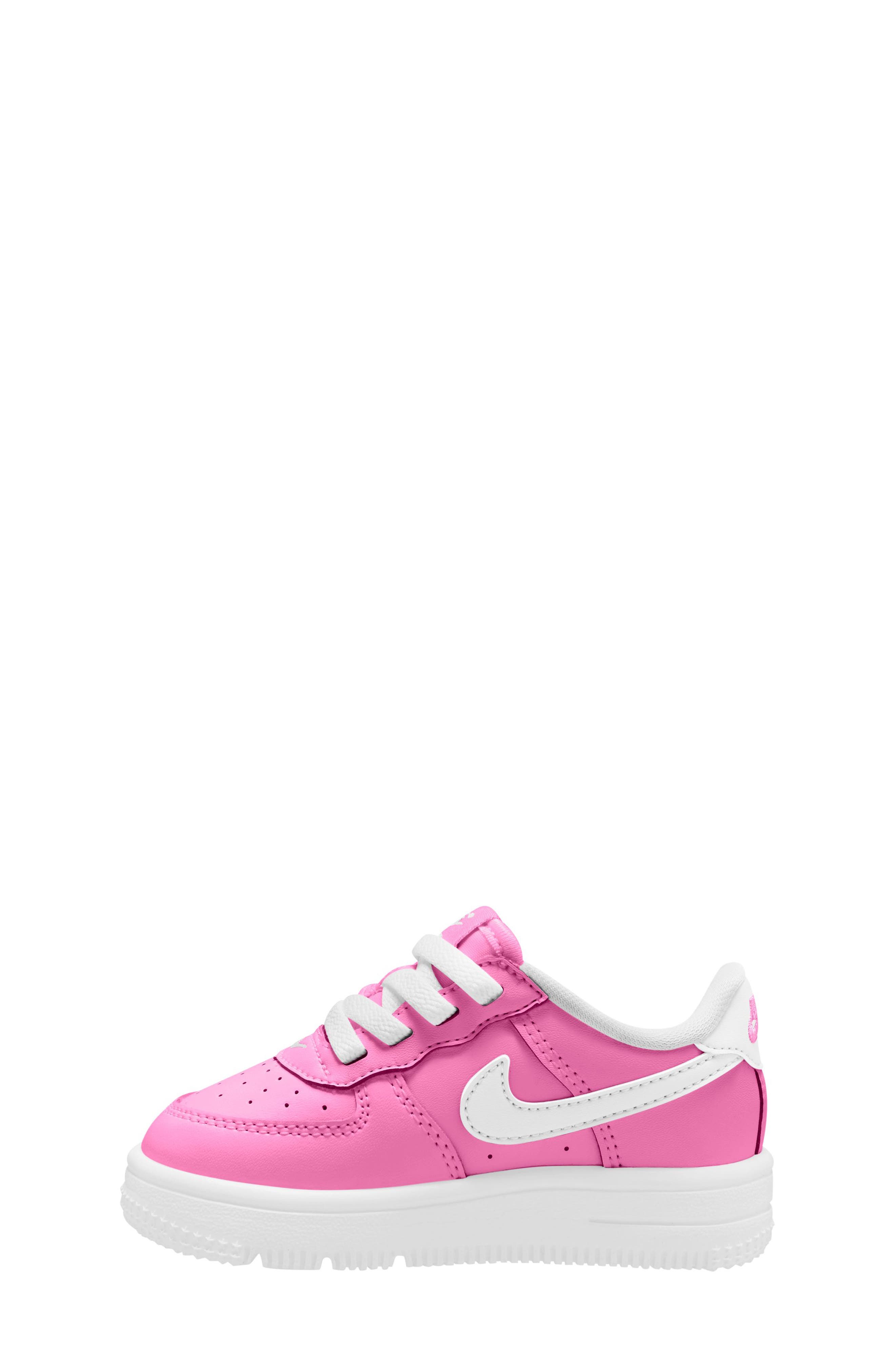 Nike Air Force 1 Low EasyOn Sneaker, Alternate, color, Playful Pink/ White