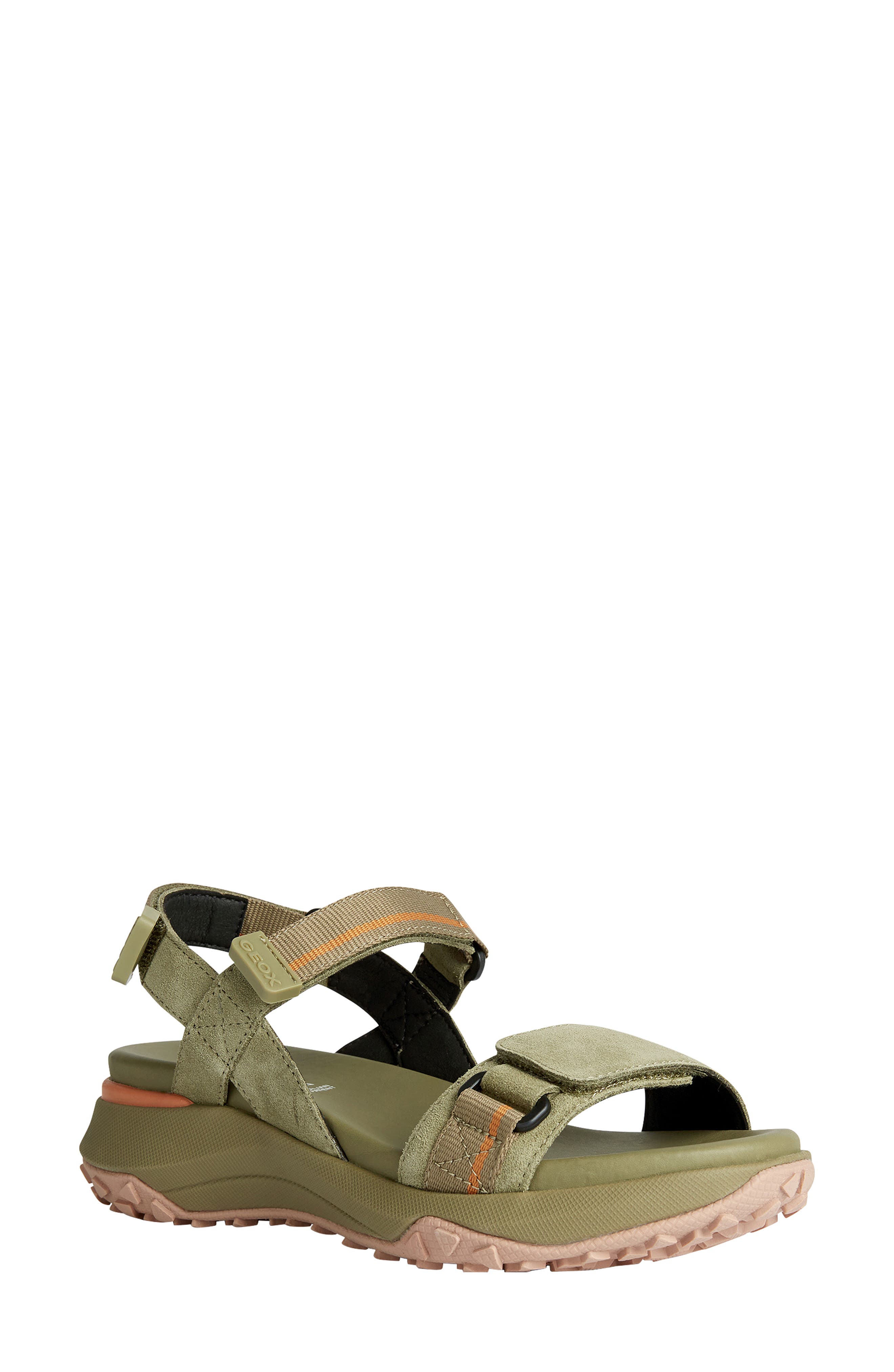 Geox Sorapis Strappy Sandal, Main, color, 