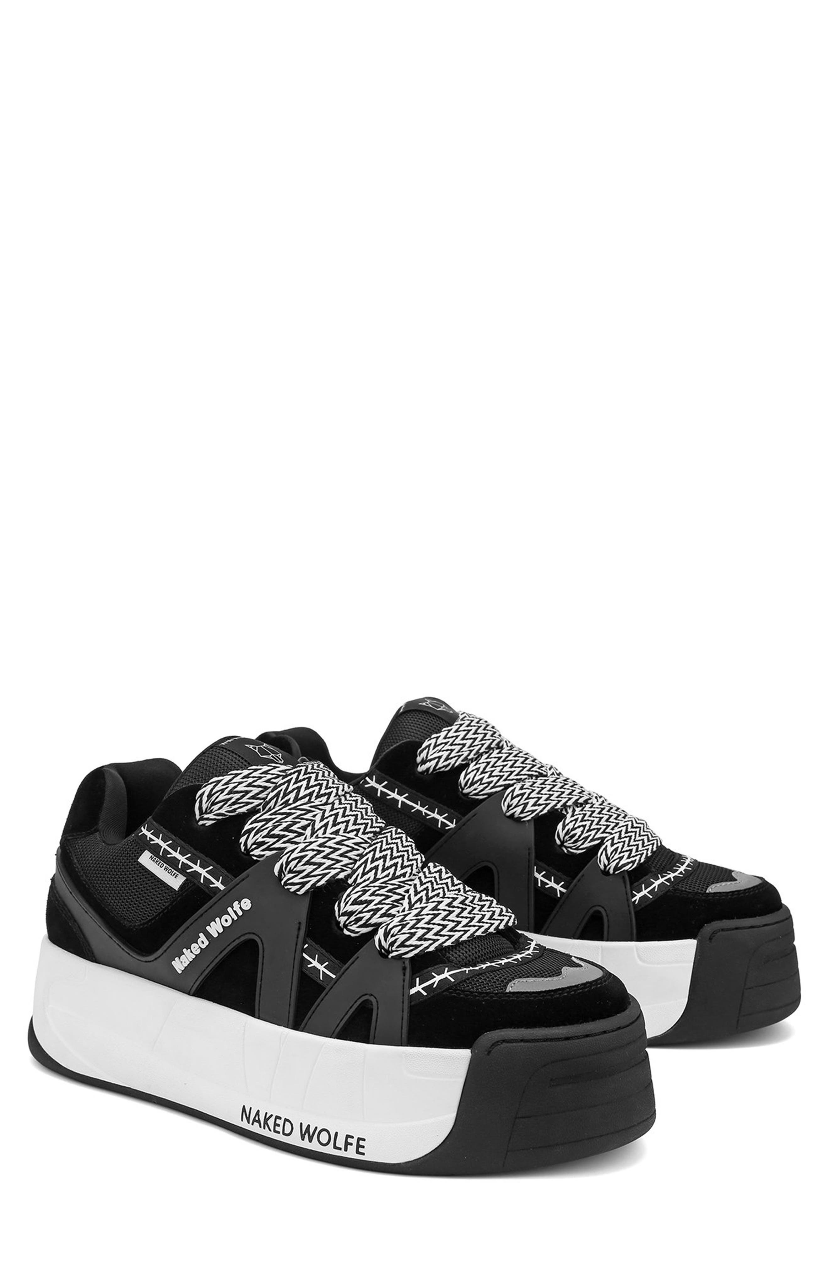 Naked Wolfe Slide Platform Sneaker, Alternate, color, 