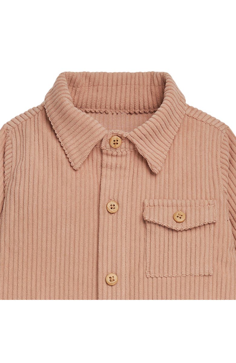 Modern Moments<sup>™</sup> by Gerber Corduroy Romper, Alternate, color, Light Brown