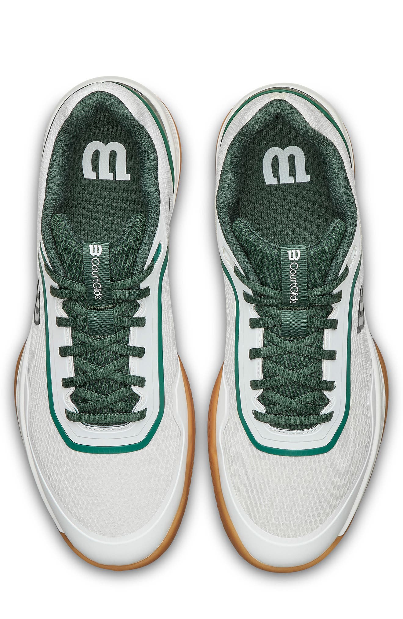 WILSON CourtGlide Tennis Shoe, Alternate, color, White / Sycamore / Gum