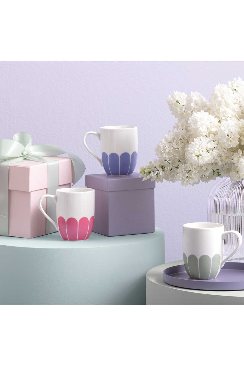 Fleur Bleu Mug, Alternate, color, Pink