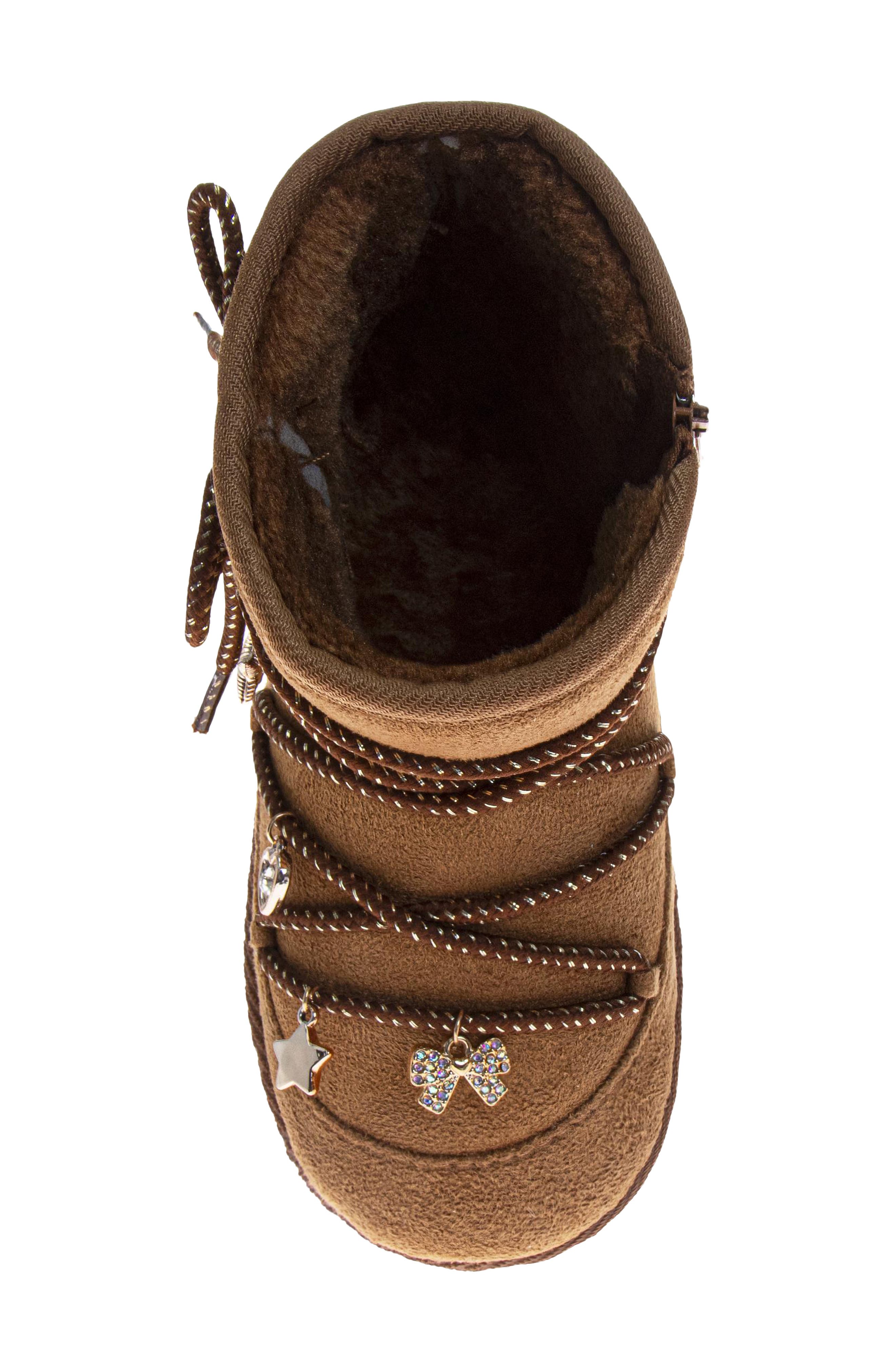 Kids' Cozy Winter Boot, Alternate, color, CHESTNUT