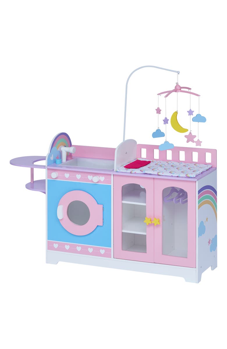 Teamson Kids Olivia's Little World Baby Doll Changing Station, Main, color, Multi-Color