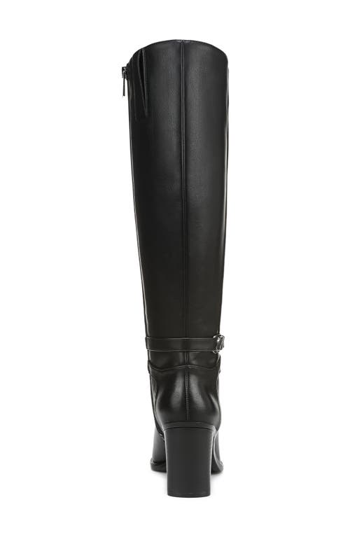 Naturalizer Womens Kalina Knee High Boots Narrow Regular Wide Extra Wide Calf In Black