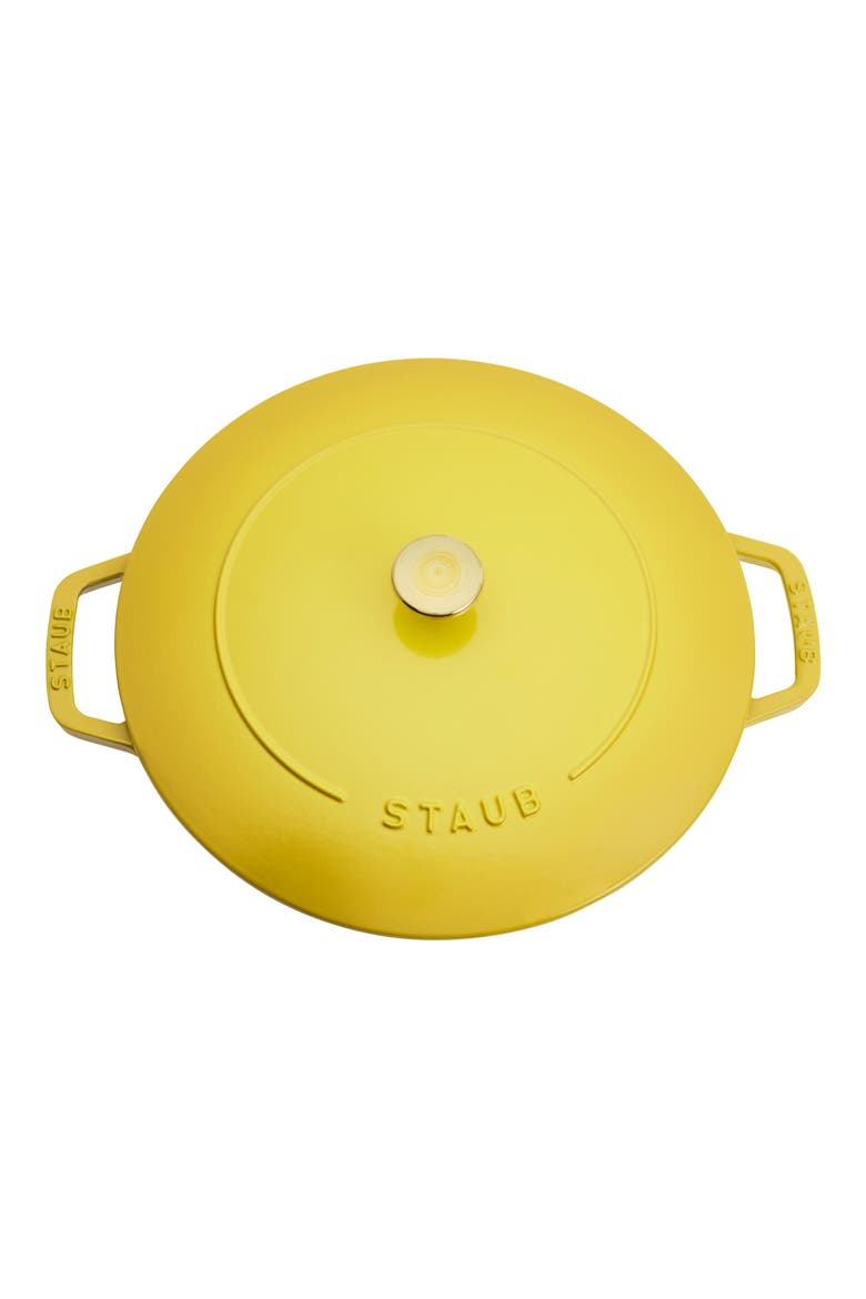 5-Quart Enameled Cast Iron Cocotte, Alternate, color, CITRON
