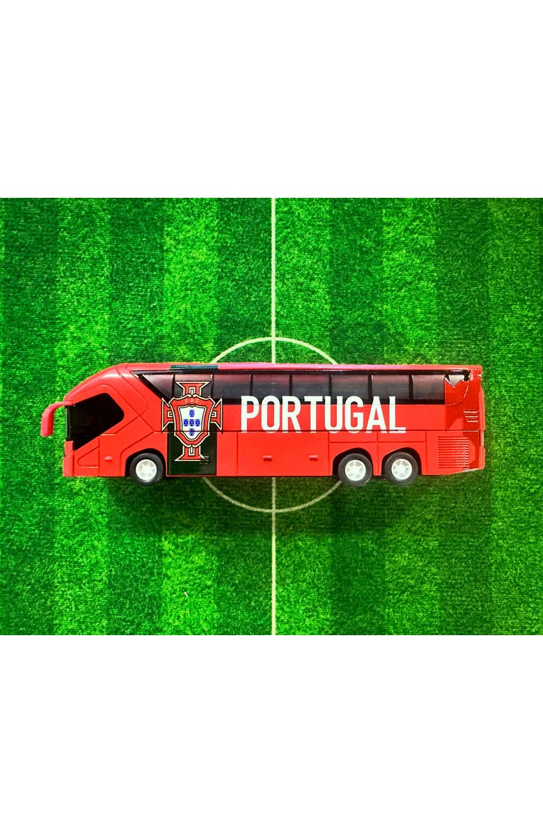 Banbo Toys Soccer Tour Bus 2026 Portugal Nation Team, Alternate, color, Red