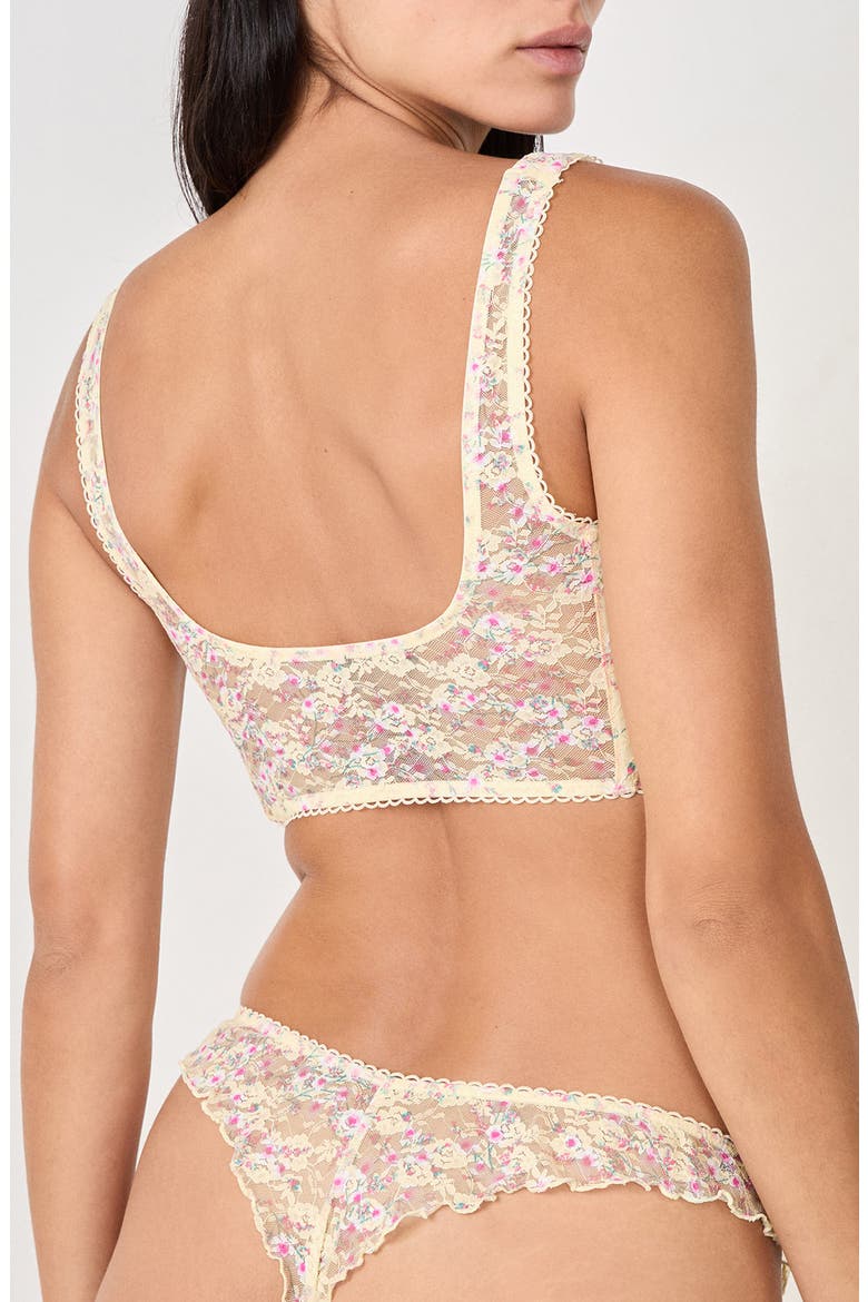 Passionnelle Embroidered Bustier, Alternate, color, VANILLA