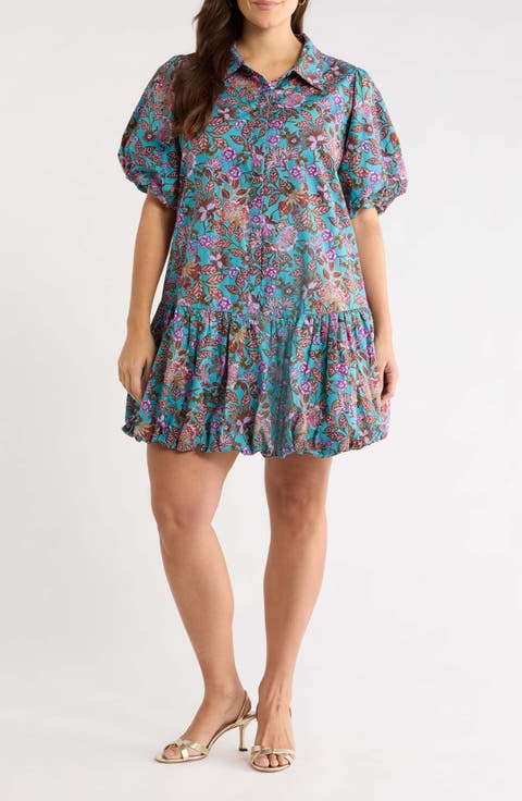 Stacci Bubble Hem Shirtdress