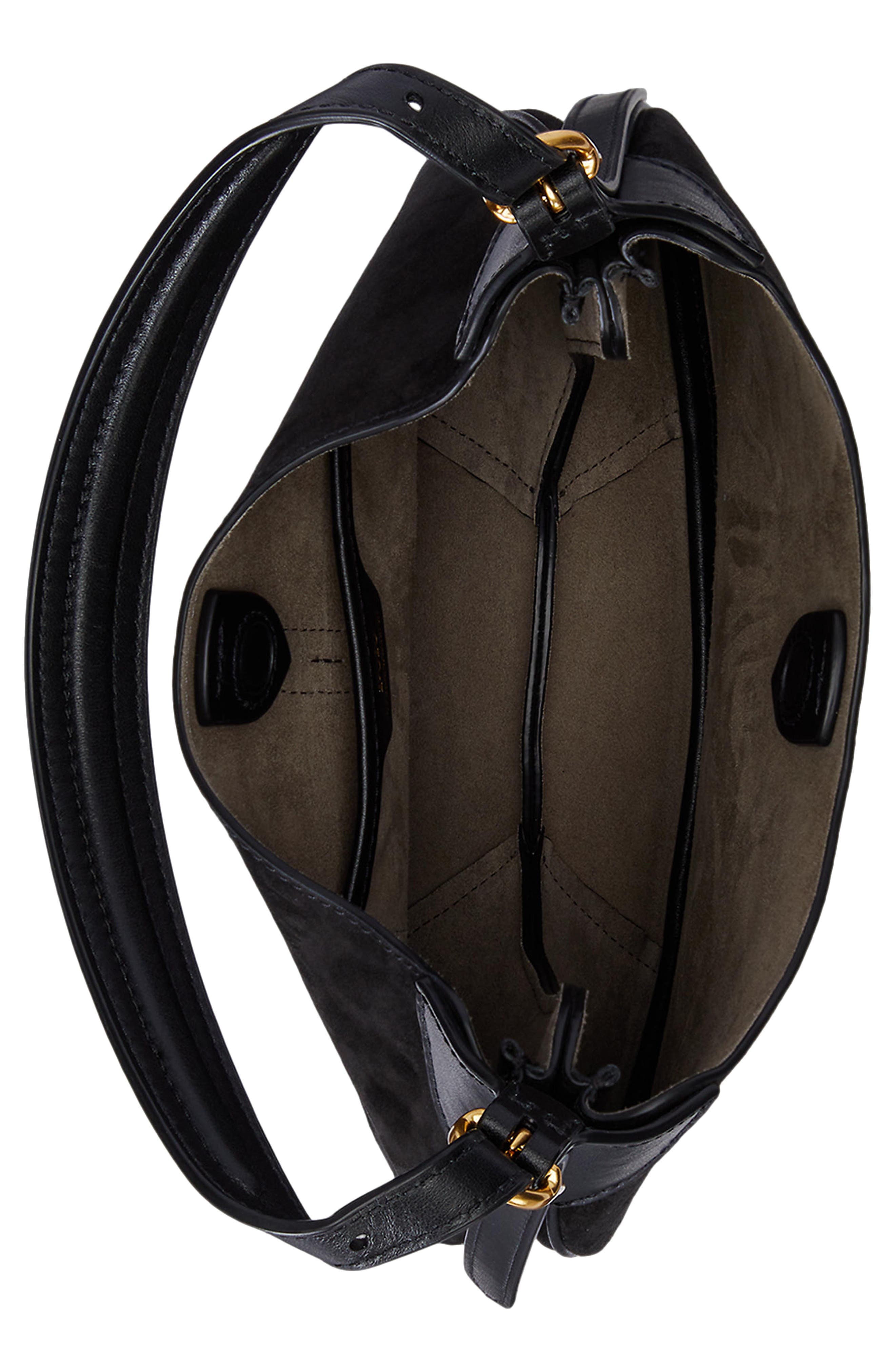 Small Polo ID Shoulder Bag, Alternate, color, BLACK/ G L
