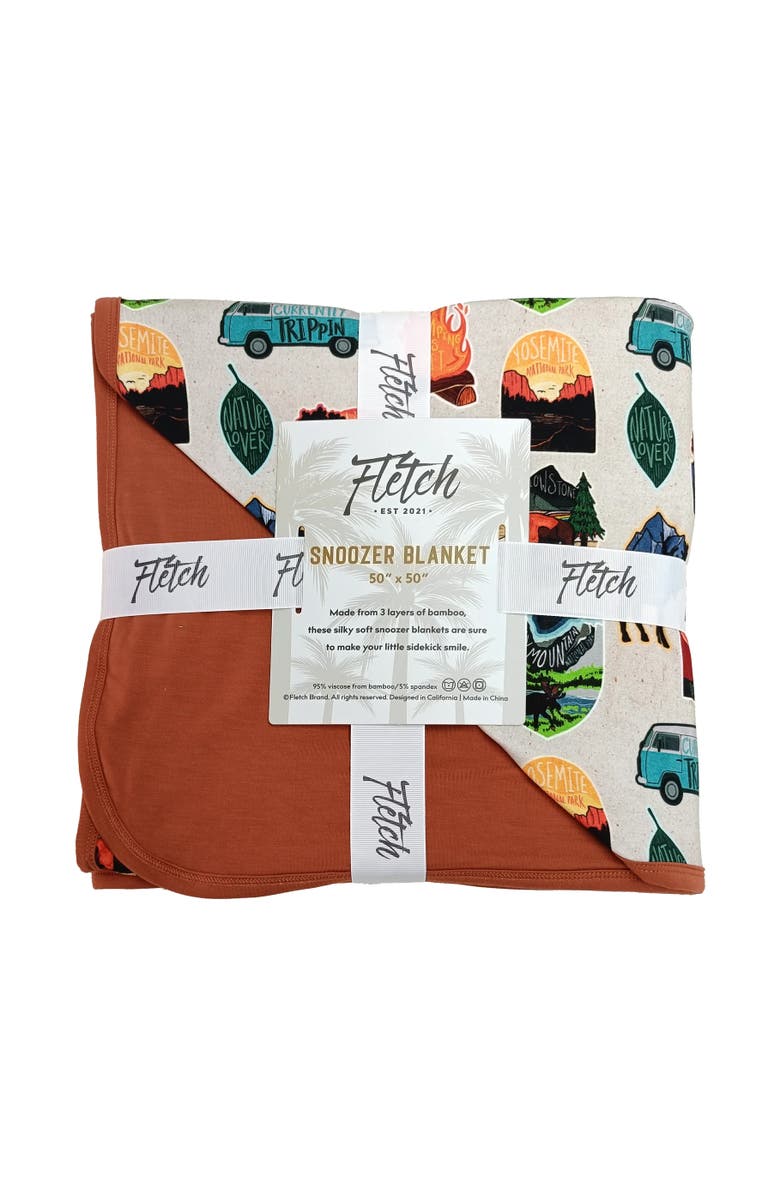 Fletch Tiny Traveler Blanket, Alternate, color, Multi