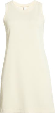 Zella Piqué Mesh Scuba Tank Dress