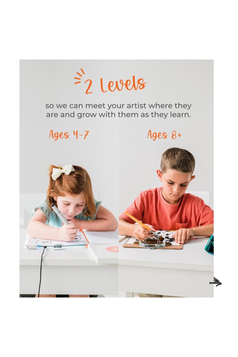 Level 1 Art Kit w/ Light up Bright Board-Ages 4-7, Alternate, color, Multicolor