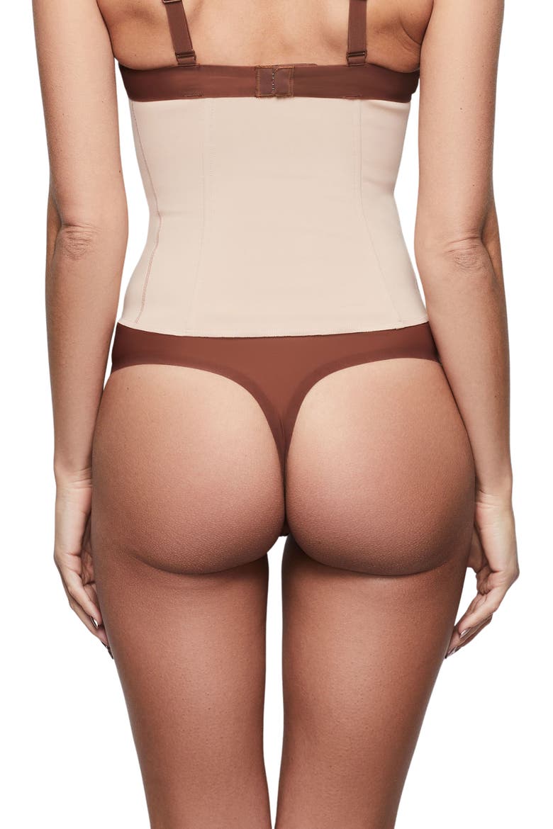 Neoprene Shapewear Waist Trainer, Alternate, color, CLAY
