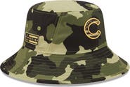 New Era Men's New Era Camo Chicago Cubs 2022 Armed Forces Day Bucket Hat