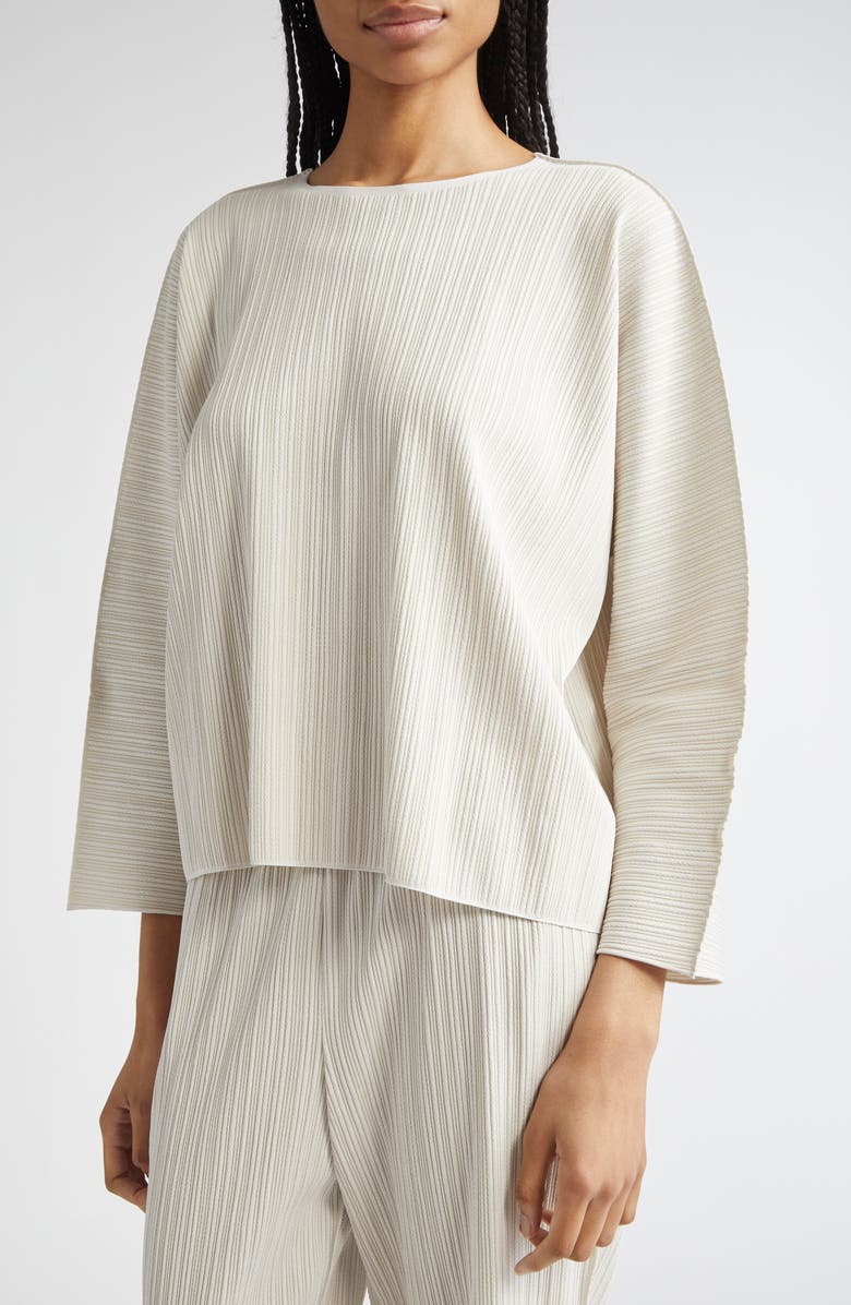 Pleats Please Issey Miyake A-POC Pleated Top, Alternate, color, 