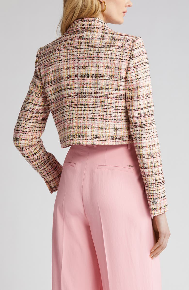 BOSS Jappa Tweed Crop Jacket, Alternate, color, 
