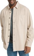 Johnny Bigg Kendrick Oversize Cotton Twill Overshirt