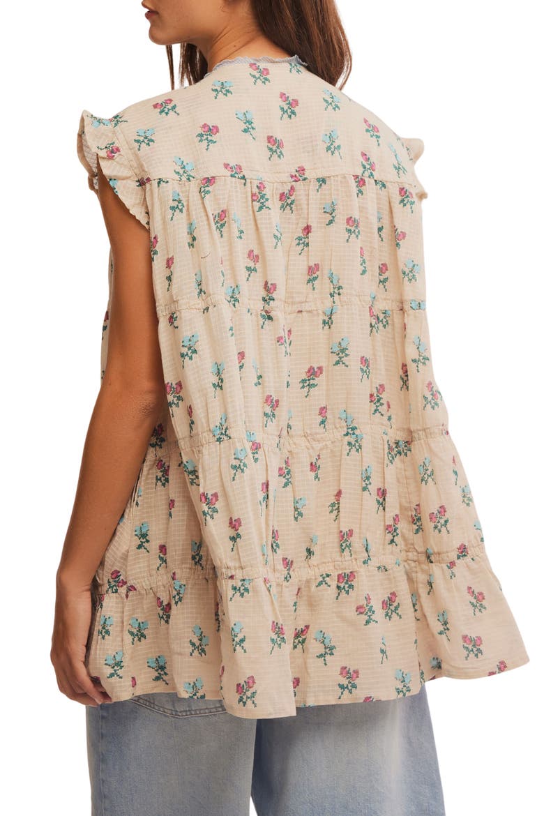 Sundown Print Tunic Dress, Alternate, color, IVORY COMBO