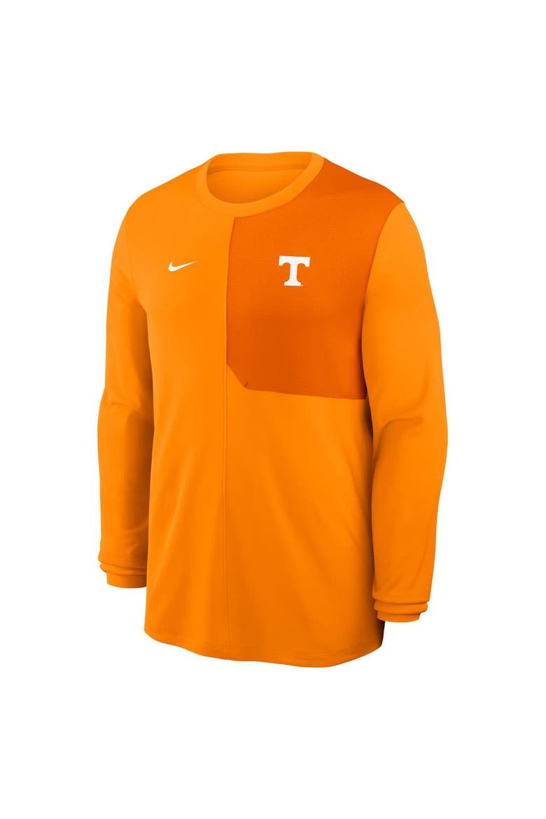 Men's Nike Tennessee Orange Tennessee Volunteers 2025 Sideline Coach UV Performance Long Sleeve T-Shirt, Alternate, color, Tennessee Orange