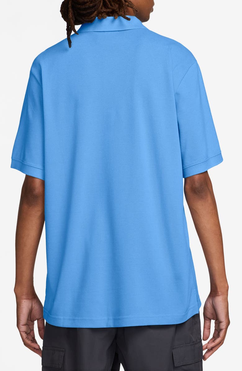 Nike Club Short Sleeve Polo, Alternate, color, University Blue/ White