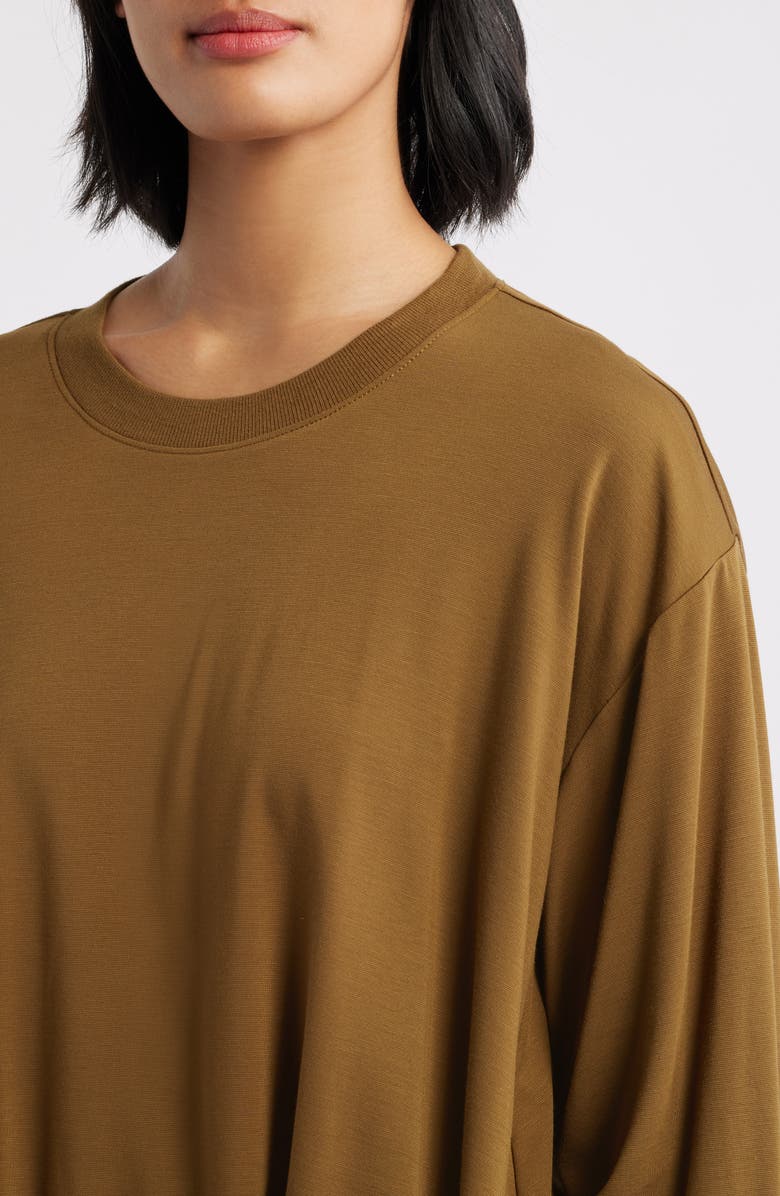 Wit & Wisdom Blouson Knit Top, Alternate, color, Golden Olive