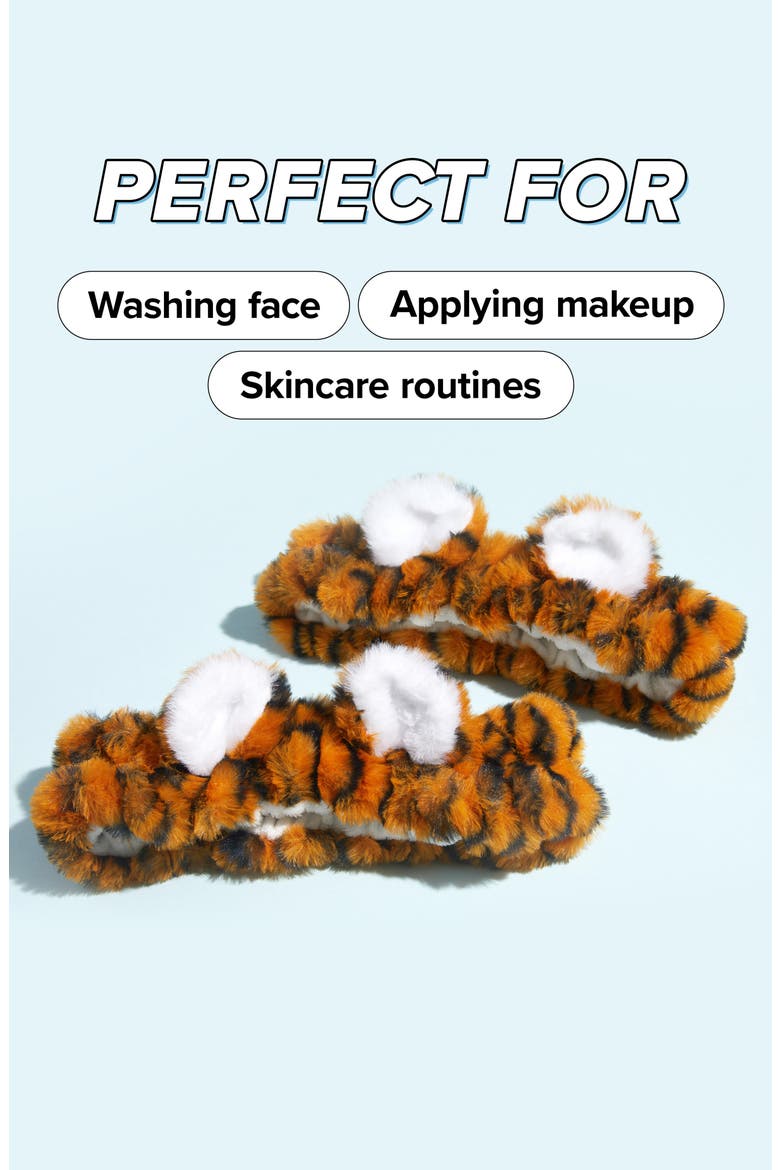 Tiger Skincare Headband, Alternate, color, NO COLOR