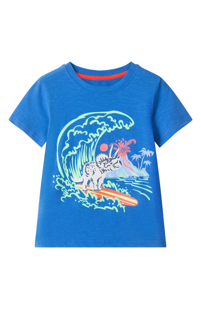 Andy & Evan Kids' Graphic T-Shirt & Shorts Set, Alternate, color, Blue