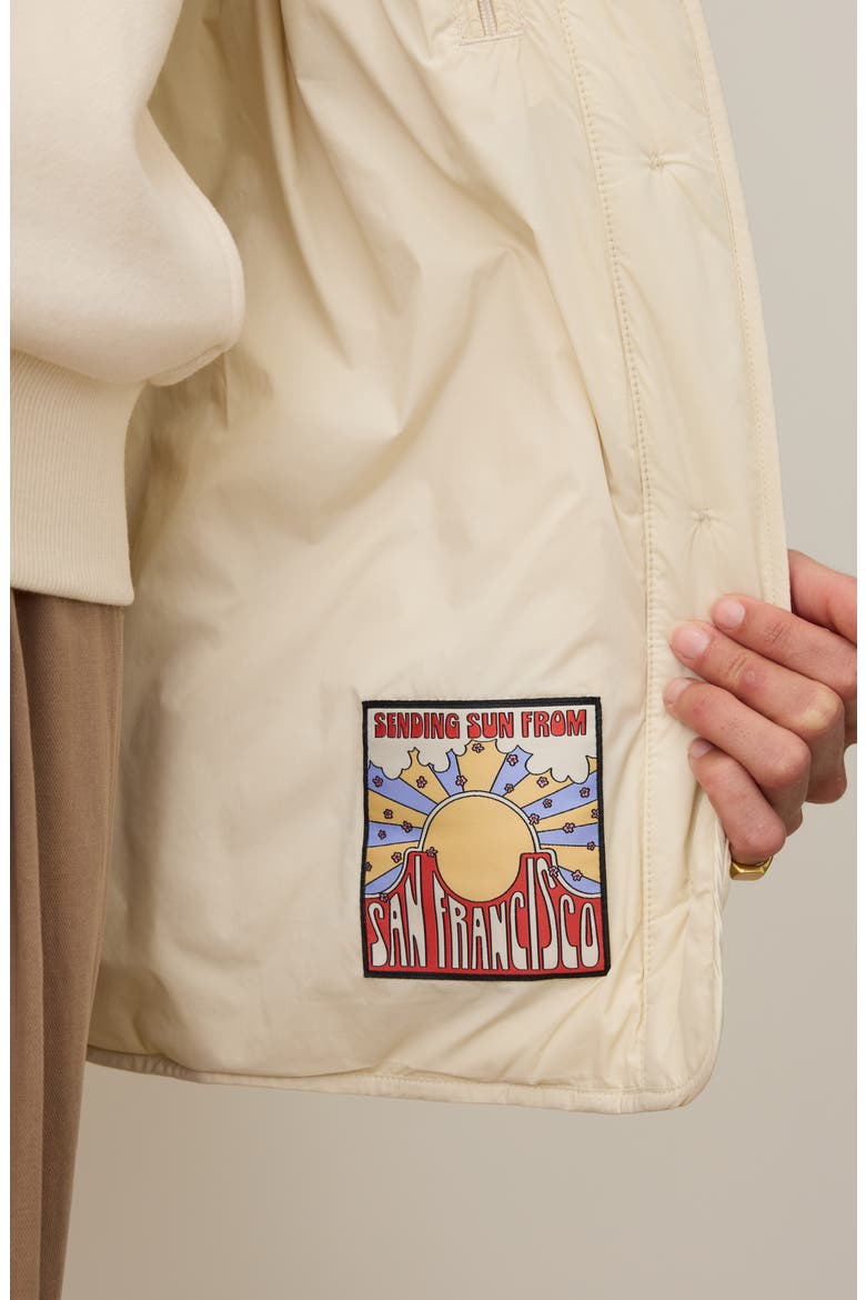 Marina Quilted Vest, Alternate, color, ANTIQUE WHITE
