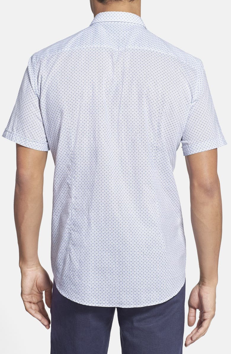 BOSS 'Marco' Regular Fit Medallion Print Short Sleeve Sport Shirt, Alternate, color,