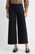 Caslon® Wide Leg Crop Ponte Pants