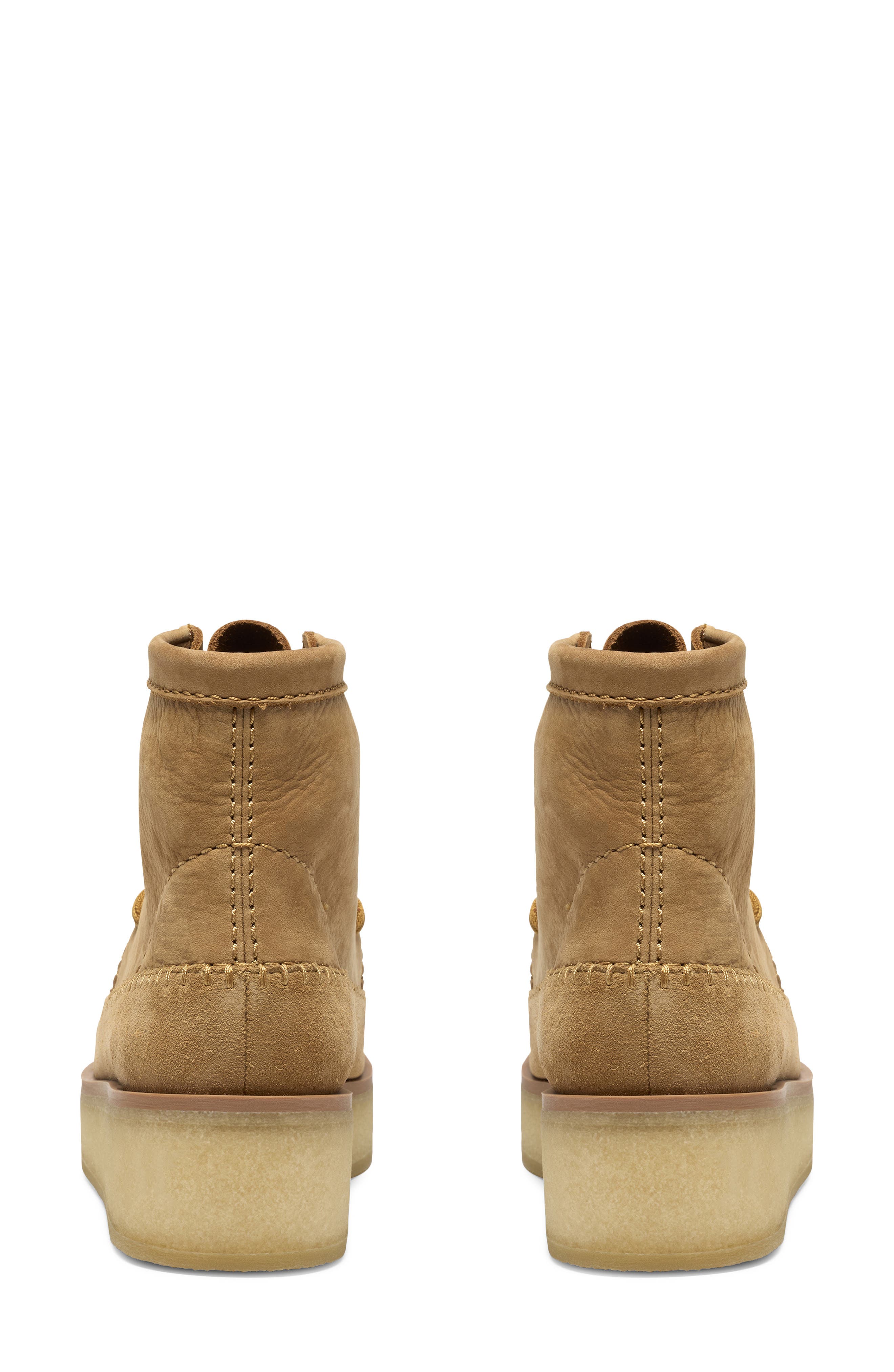 Weaver Craft Leather Bootie, Alternate, color, TAN NUBUCK